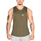 MuscleCloth Elite Kolsuz T-Shirt Haki