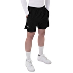 MuscleCloth Performance 2 In 1 Erkek Taytlı Şort Siyah