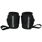 MuscleCloth Pro Wrist Wraps 2'li Paket Siyah
