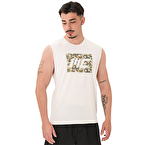 MuscleCloth Tactical Kolsuz T-Shirt Kırık Beyaz