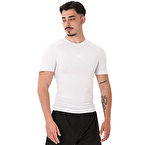MuscleCloth Tech Kısa Kollu T-Shirt Beyaz