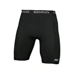 MuscleCloth Training Erkek Şort Tayt Siyah