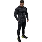 MuscleCloth Training Stretch Eşofman Takımı Siyah