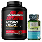 Muscletech Nitro-Tech %100 Whey Gold Protein 2270 Gr + Nature's Supreme Omega 3 1000 Mg 100 Kapsül Kombinasyonu
