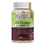 Nature's Supreme Gummies Multivitamin for Adults 60 Çiğnenebilir Form
