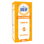 One Up D3 Vitamini 1000 IU 20 mL Damla