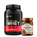 Optimum Whey Protein Tozu 908 Gr + Clean Powders Protein Spread Çikolata Kombinasyonu