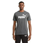 Puma Ess Heather Tee T-Shirt Siyah