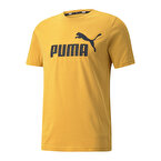 Puma Ess Logo Tee T-Shirt Sarı