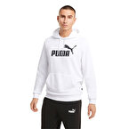 Puma Essentials Big Logo Kapüşonlu Sweatshirt Beyaz