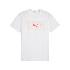 Puma Graphic Nitro Kısa Kollu T-Shirt Beyaz