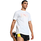 Puma Graphic Nitro Kısa Kollu T-Shirt Beyaz