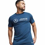 Puma Mercedes AMG Petronas Motorsport ESS Kısa Kollu T-Shirt Mavi