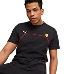 Puma Scuderia Ferrari Motorsport Kısa Kollu T-Shirt Siyah