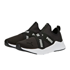 Puma Wired Run Slip-On Metallics Kadın Ayakkabı Siyah