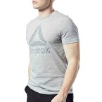 Reebok Training Essentials Marble Melange T-Shirt - Gri