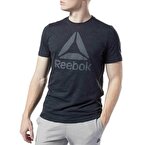 Reebok Training Essentials Marble Melange T-Shirt - Siyah