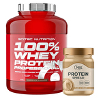 Scitec Whey Professional Whey Protein 2350 Gr + Clean Powders Protein Spread Fındık Kreması Kombinasyonu
