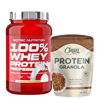Scitec Whey Professional Whey Protein 920 Gr + Clean Powders Protein Granola Kombinasyonu