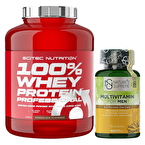 Scitec Whey Protein 2350 Gr + Nature's Supreme Multivitamin for Men 100 Kapsül Kombinasyonu