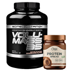 Scitec Volumass 35 Gainer 2950 Gr + Clean Powders Protein Spread Çikolata Kombinasyonu