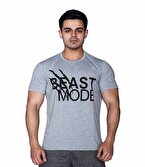 Supplementler.com Beast Mode T-Shirt Açık Gri