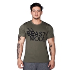 Supplementler.com Beast Mode T-Shirt Yeşil Siyah