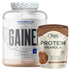 Supplementler.com Gainer 3000 Gr + Clean Powders Protein Granola Kombinasyonu