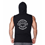 Supplementler.com Hardcore Potential Kapüşonlu Kolsuz T-Shirt Siyah