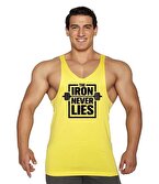 Supplementler.com Iron Never Lies Fitness Atleti Sarı