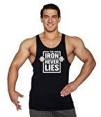 Supplementler.com Iron Never Lies Fitness Atleti Siyah