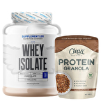 Supplementler.com Isolate Protein 1000 Gr + Clean Powders Protein Granola Kombinasyonu