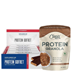 Supplementler.com Protein Gofret 40 Gr 12 Adet + Clean Powders Protein Granola Kombinasyonu