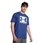 Under Armour Abc Camo Boxed Logo Ss Kısa Kollu T-Shirt Mavi
