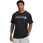 Under Armour Camo Chest Stripe T-Shirt Siyah Gri