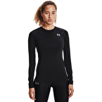 Under Armour HeatGear Compression Kadın Uzun Kollu T-Shirt Siyah