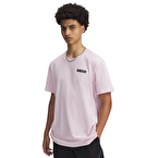 Under Armour Heavyweight Armour Label Kısa Kollu T-Shirt Açık Pembe