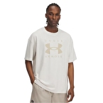 Under Armour Heavyweight Oversize Kısa Kollu T-Shirt Beyaz