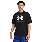 Under Armour Heavyweight Oversize Kısa Kollu T-Shirt Siyah