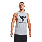 Under Armour Project Rock Brahma Bull Tank Atlet Gri Siyah