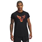 Under Armour Project Rock Cap Sleeve Kısa Kollu T-Shirt Siyah