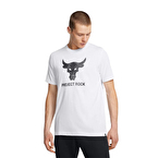 Under Armour Project Rock Payoff Graphic Kısa Kollu T-Shirt Beyaz Siyah