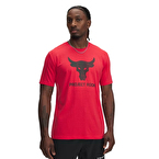 Under Armour Project Rock Payoff Graphic Kısa Kollu T-Shirt Kırmızı