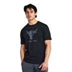 Under Armour Project Rock Payoff Graphic Kısa Kollu T-Shirt Siyah Gri