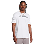 Under Armour Sliced Wordmark Kısa Kollu T-Shirt Beyaz