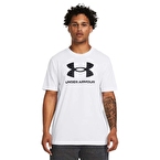Under Armour Sportstyle Logo Update Kısa Kollu T-Shirt Beyaz