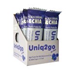 Uniq2go In Love  Frenk Üzümlü ve Chialı Protein Bar 32 Gr 12 Adet