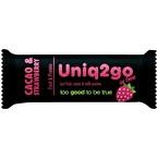 Uniq2go In Love Kakaolu ve Çilekli Protein Bar 32 Gr