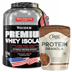 Weider Premium Whey Isolate 2300 Gr + Clean Powders Protein Granola Kombinasyonu