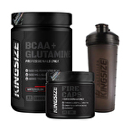 Kingsize Nutrition BCAA+Glutamine + Firecaps Kombinasyonu